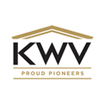 Kwv logo featuring a gold roof design and the text 'Proud Pioneers' beneath.
