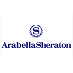 Logo of Arabella Sheraton, featuring a stylized 'S' within a laurel wreath.